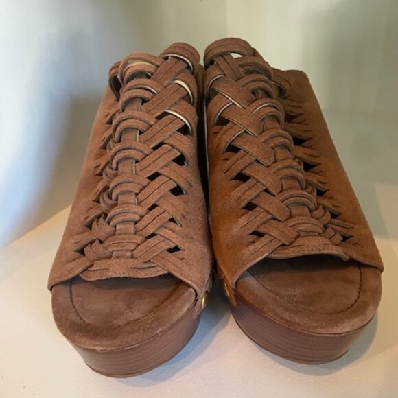 Michael Kors Suede Westley Open-Toe Mule 9.5 - Picture 7 of 7